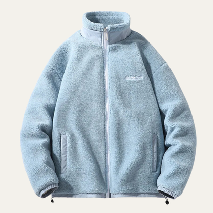 Men's Cozy Fleece Zip Up Winter Jacket