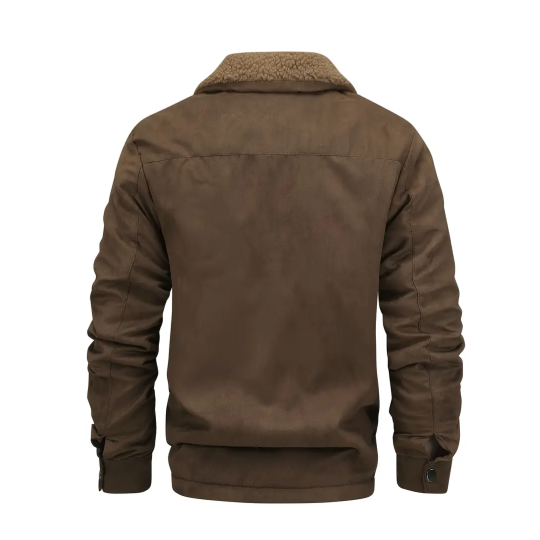 Warm Fleece Lined Men's Parka Jacket