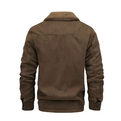 Warm Fleece Lined Men's Parka Jacket