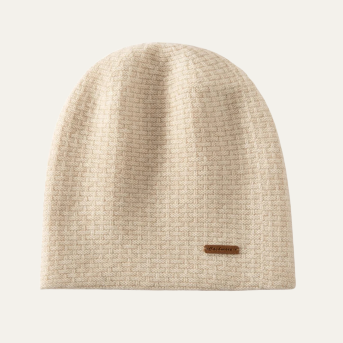 Soft Ribbed Cashmere Winter Hat