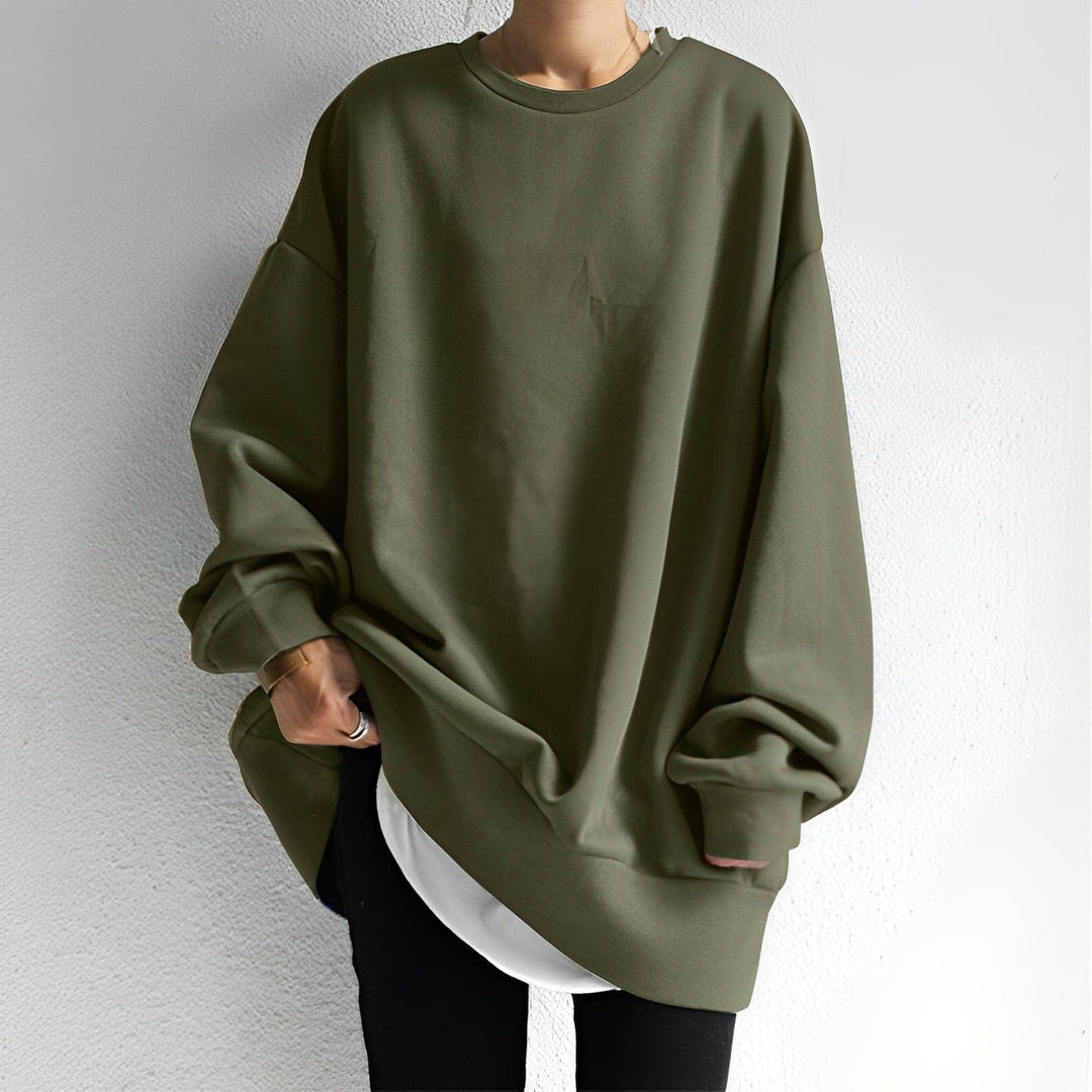 Women's Chunky Knit Sweater with Patterned Style