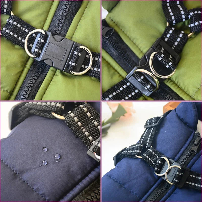 Warm Winter Dog Coat - Waterproof Fleece Dog Coat