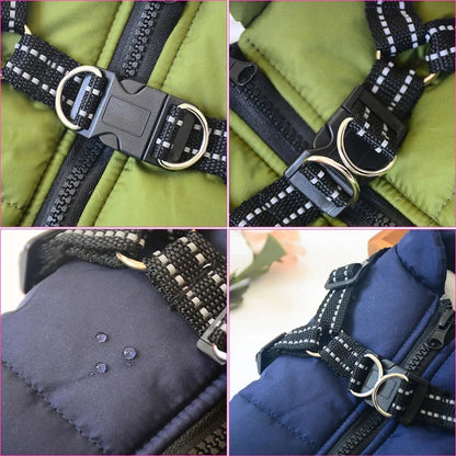 Warm Winter Dog Coat - Waterproof Fleece Dog Coat