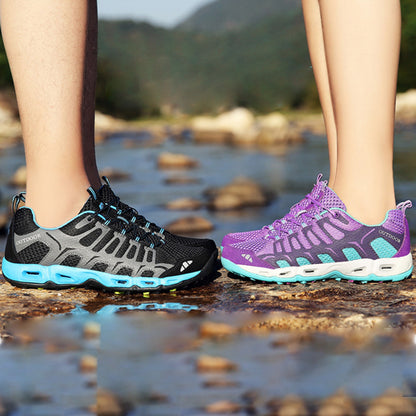 Unisex -New Mesh Lace Up Outdoor Hiking Sneakers