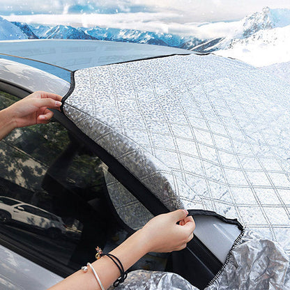 Car Wind Shield Snow Cover