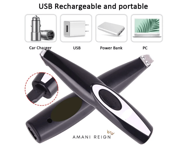 Professional Pet Dog Cat Nail Trimmer Grooming Tool Grinder Low Noise Electric Clipper Kit
