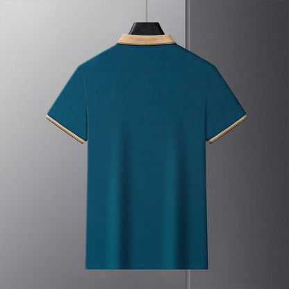 Men's Summer Comfortable Breathable Business Style Short Sleeves