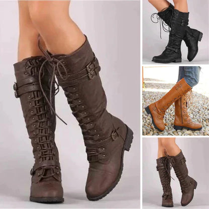 Retro Lace Boots