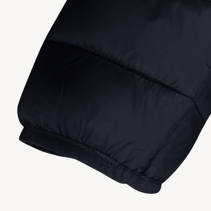 Warm Puffer Coat for Men with High Collar