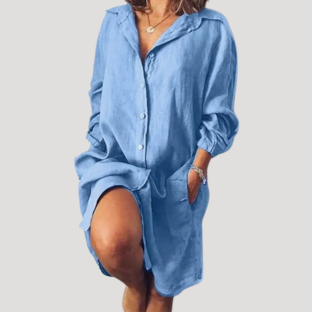 Comfortable Loose Fit Summer Dress for Women - OutfitLondon