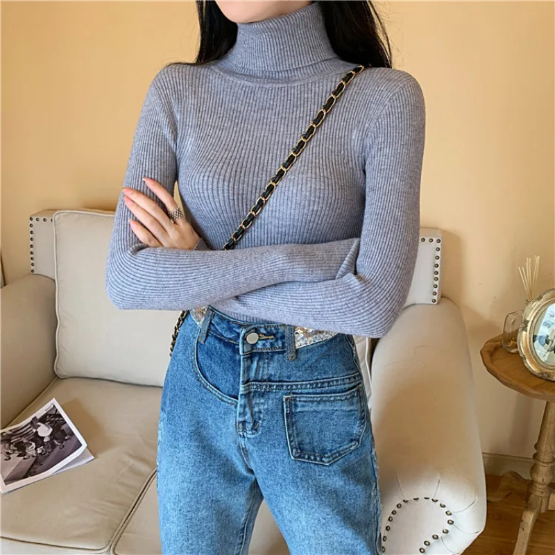 Soft Warm Women's Crew Neck Winter Sweater