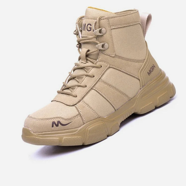 Waterproof Insulated Work Boots with Steel Toe Caps