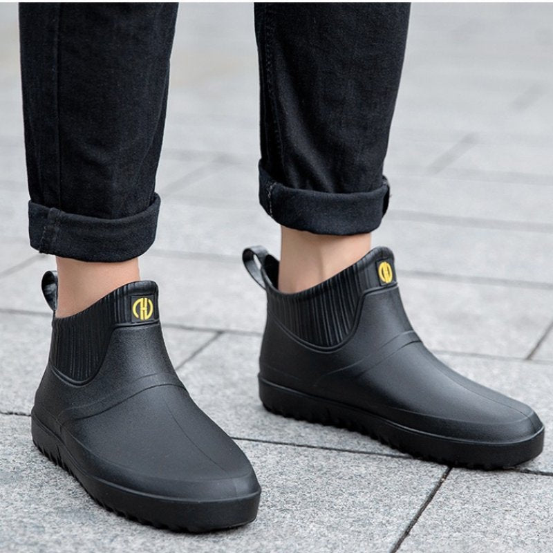 Rain Ankle Boots Slip-on Nonskid Orthopedic Shoes
