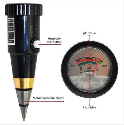 2 in 1 Soil Ph & Moisture Meter, Best Soil Acidity Tester Kit