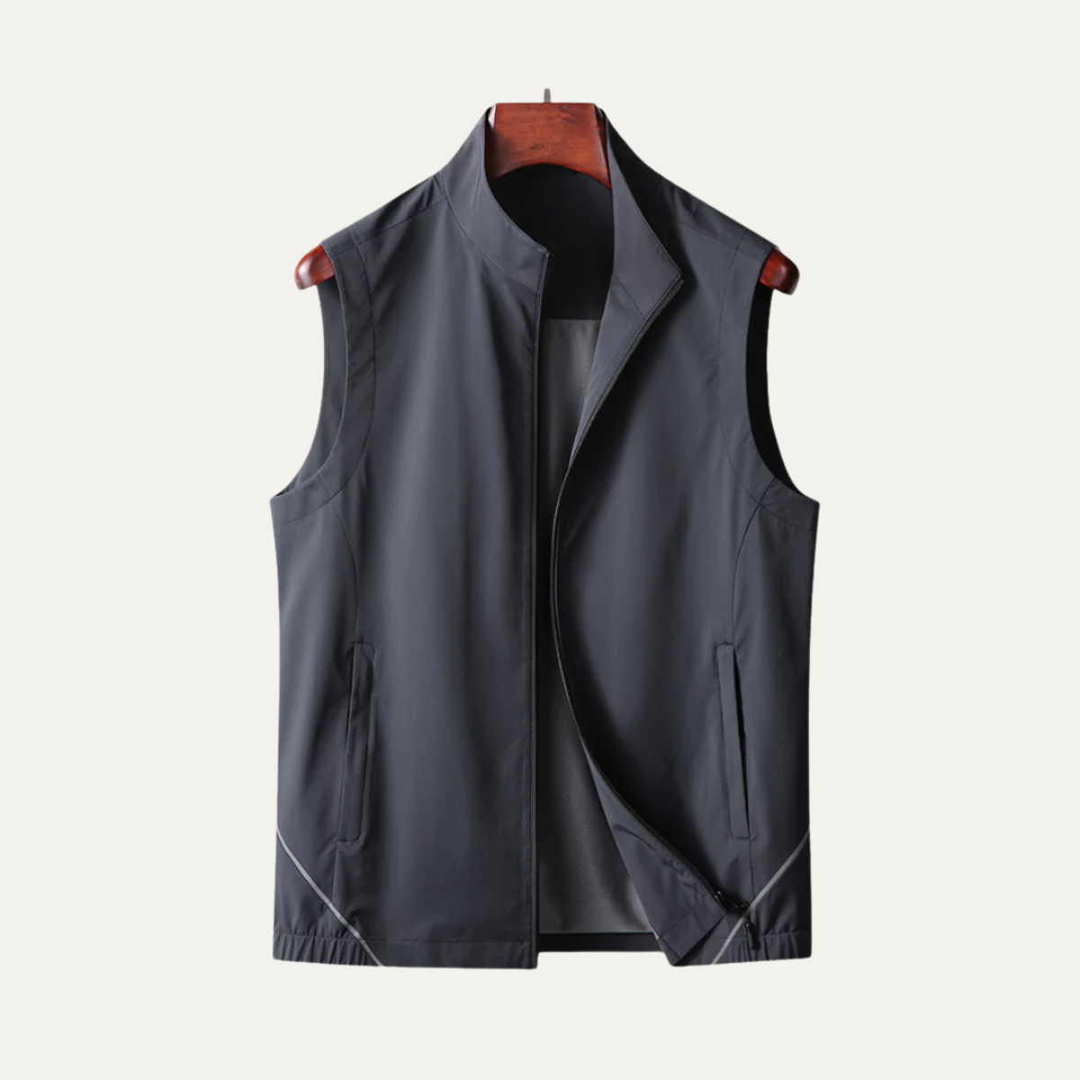 Men's Lightweight Water Resistant Vest Jacket - OutfitLondon