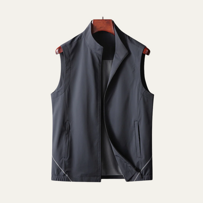 Men's Lightweight Water Resistant Vest Jacket - OutfitLondon