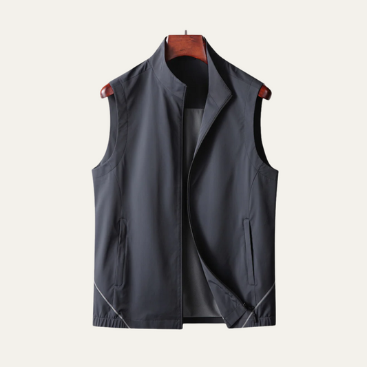Men's Lightweight Water Resistant Vest Jacket - OutfitLondon
