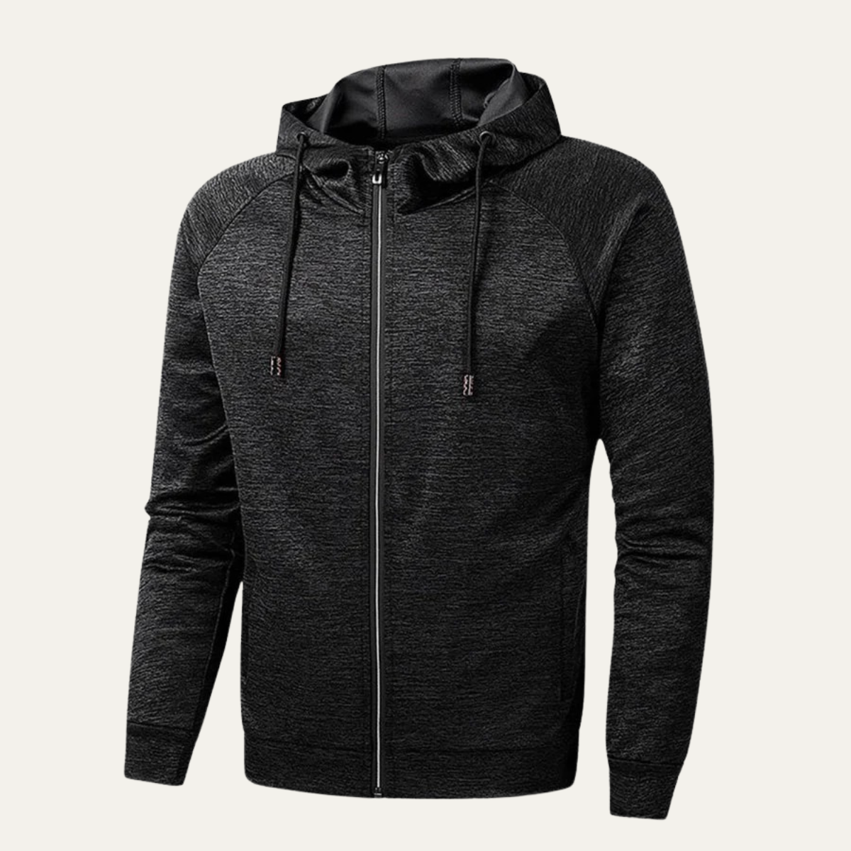 Relaxed Fit Men's Hoodie Zip Jacket