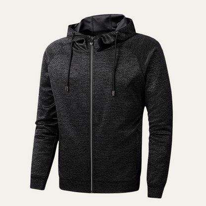 Relaxed Fit Men's Hoodie Zip Jacket