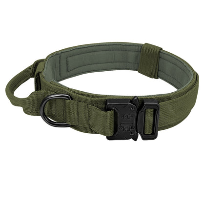 Tactical Dog Collar Military Adjustable Nylon