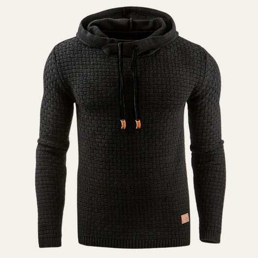 Cozy Men's Hooded Fleece Sweater - OutfitLondon