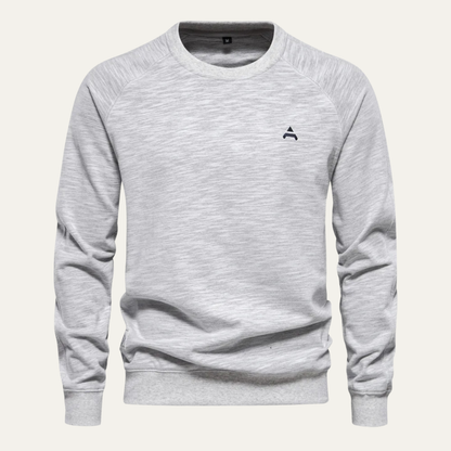 Classic Fit Men's Cotton Crew Neck Sweatshirt - OutfitLondon
