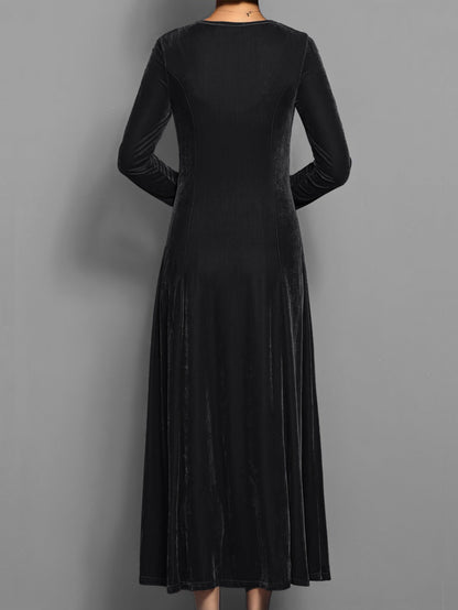 Floral Floor Length Maxi Dress with Ruffled Sleeves