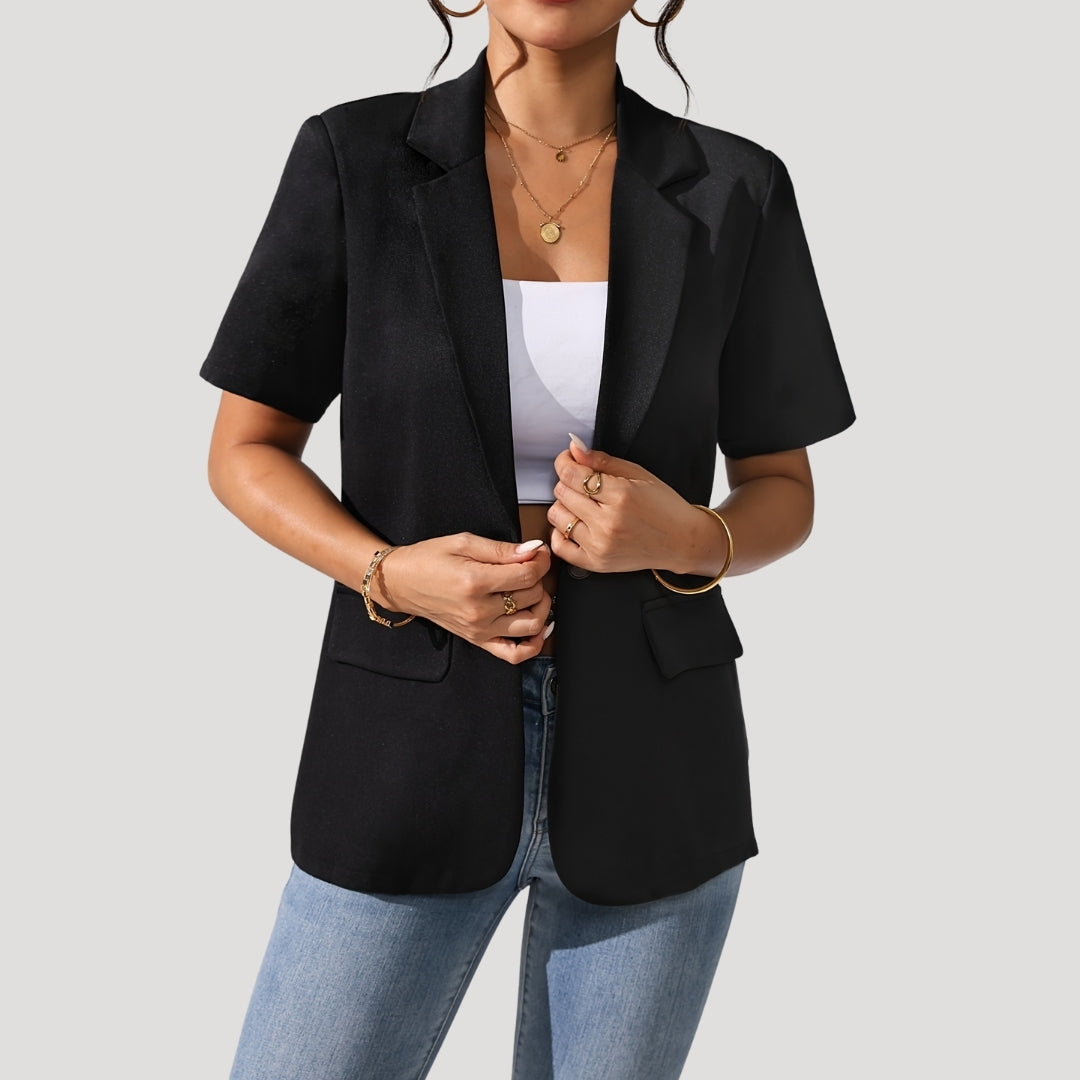 Classic Black Coat for Ladies - OutfitLondon