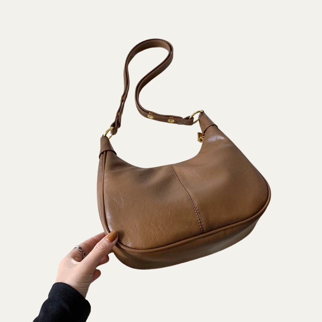 Ladies Synthetic Leather Tote Handbag - OutfitLondon