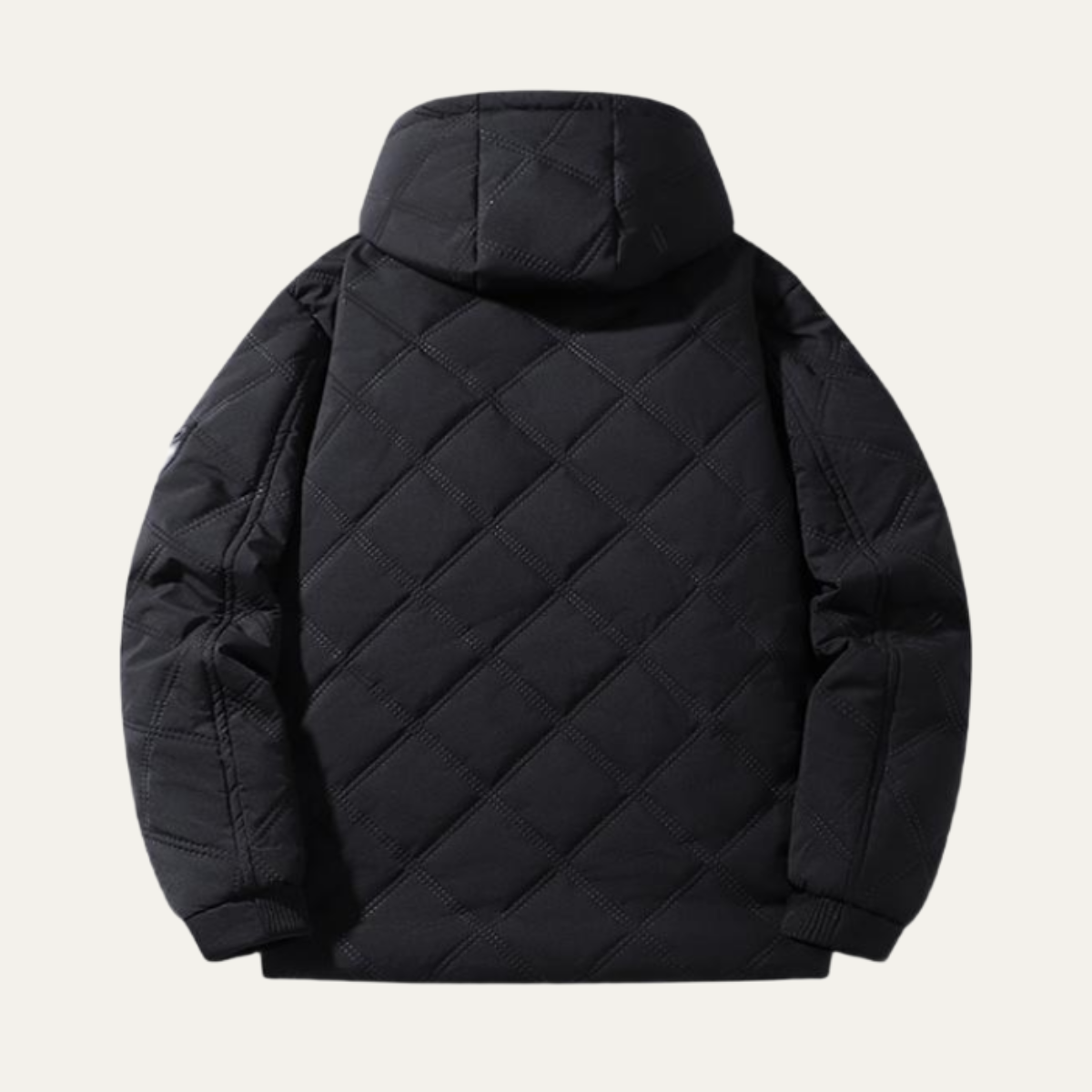 Warm Men's Padded Fleece Lined Winter Jacket