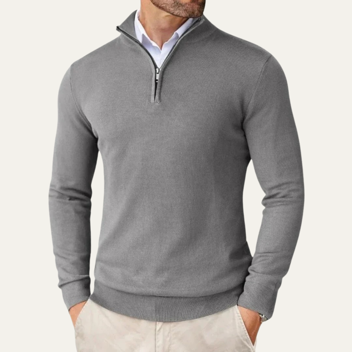 Men's Classic Crew Neck Casual Sweater