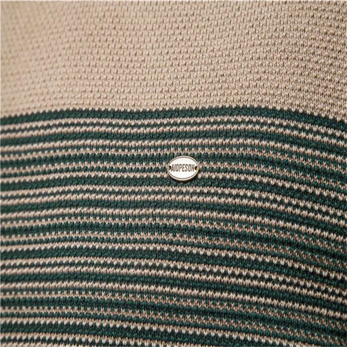 Classic Mens Relaxed Fit Striped Sweater