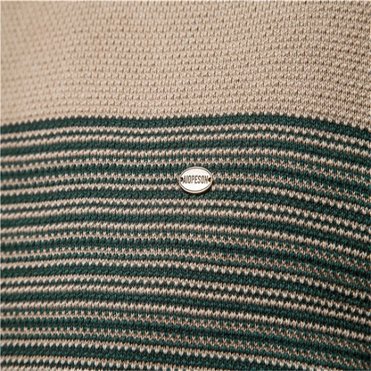 Classic Mens Relaxed Fit Striped Sweater