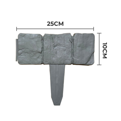 Lawn Edging Pack Cobbled Stone Pack 10