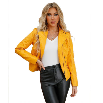 Soft Sheepskin Biker Jacket