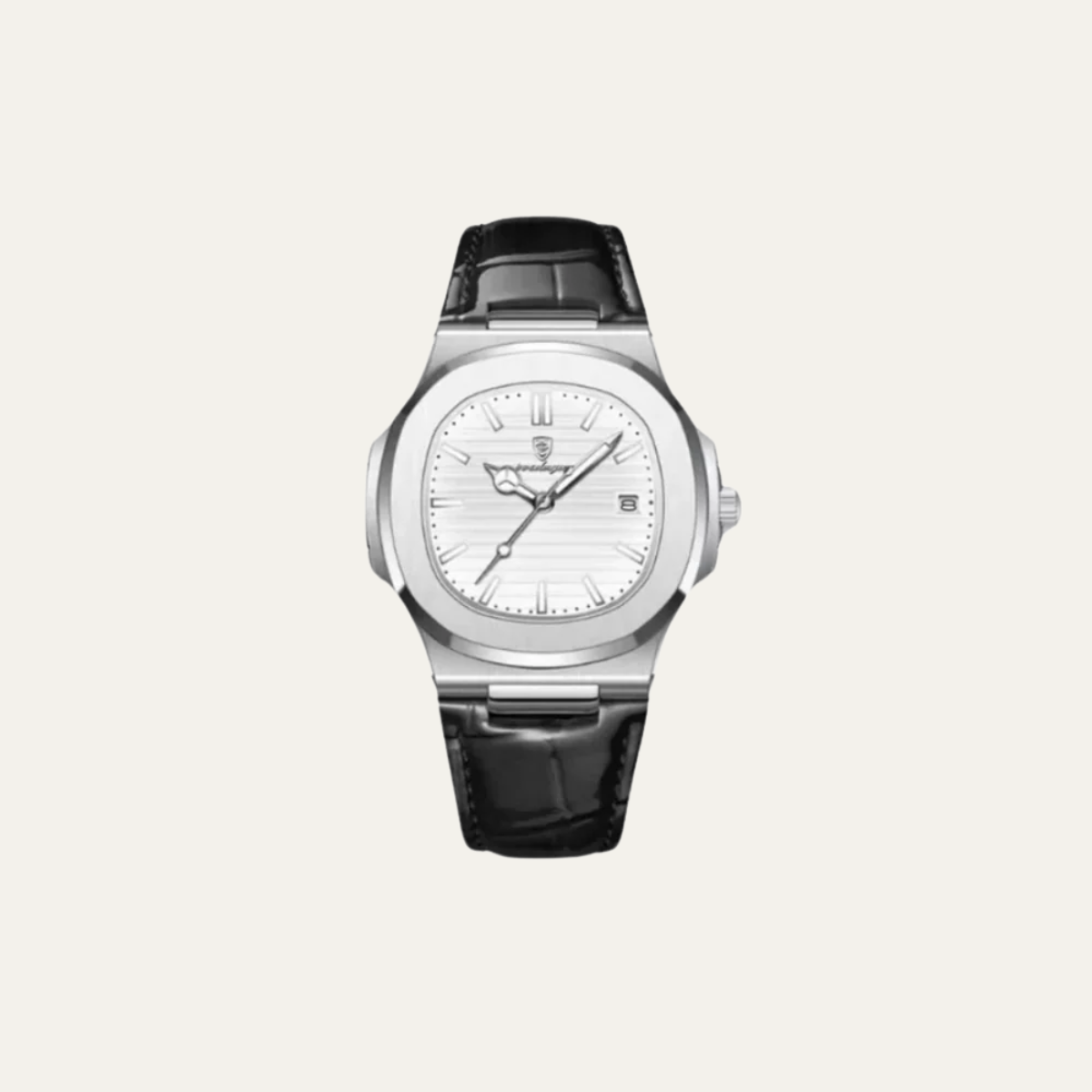 Classic Men's Luxury Leather Watch - High Quality Strap - OutfitLondon