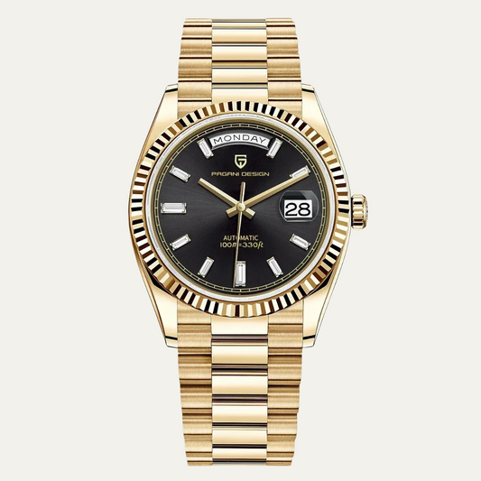 Classic Vintage Leather Mens Watch - OutfitLondon