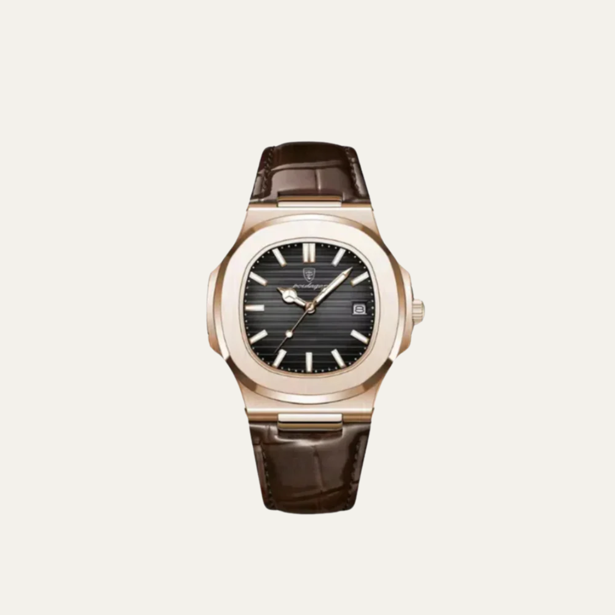 Classic Men's Luxury Leather Watch - High Quality Strap