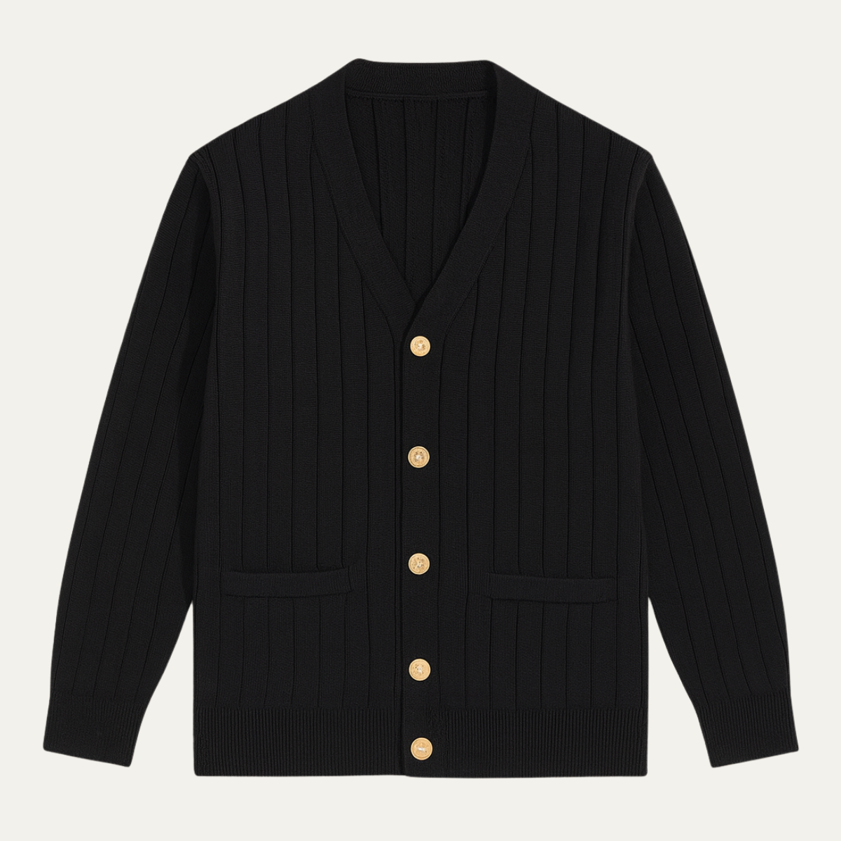 Classic Men's Slim Fit Knitted Cardigan - OutfitLondon