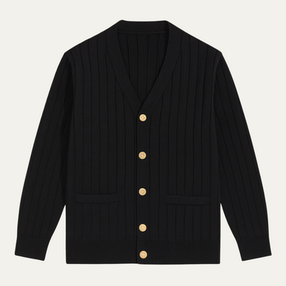 Classic Men's Slim Fit Knitted Cardigan - OutfitLondon