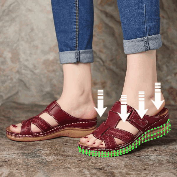 Premium Orthopaedic Open Toe Bunion Corrector Wedge Sandals