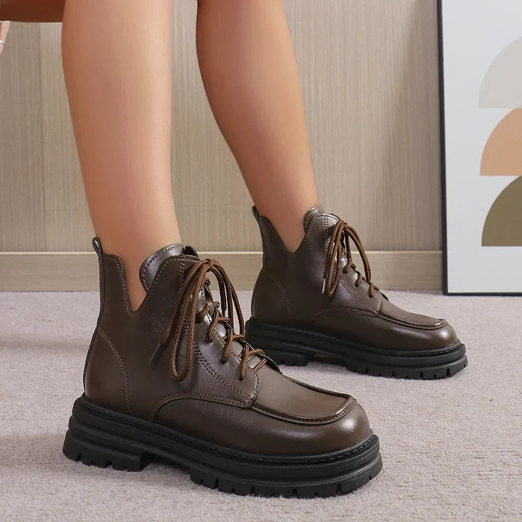 Warm High Heel Ankle Boots for Women
