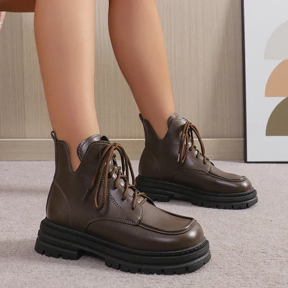 Warm High Heel Ankle Boots for Women