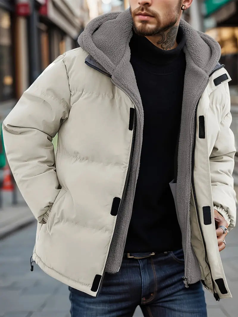 Men's Insulated Waterproof Parka Jacket & Fleece - OutfitLondon