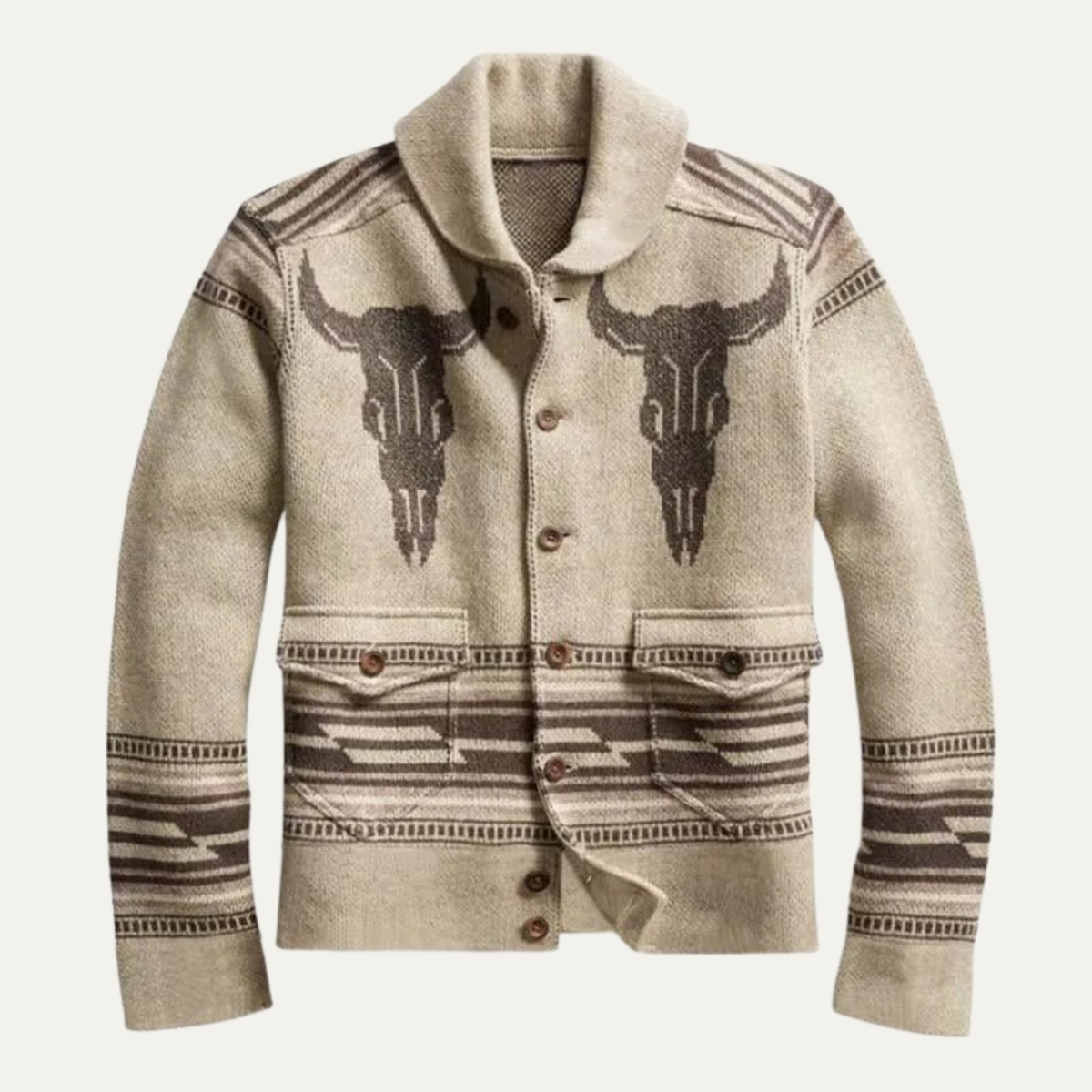 Rustic Open Cardigan Sweater - OutfitLondon