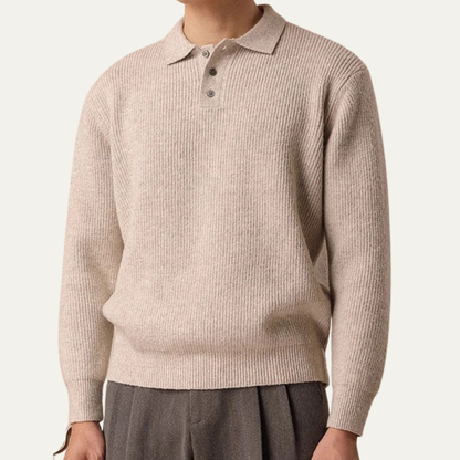 Warm Mens Knitted Crew Neck Sweater