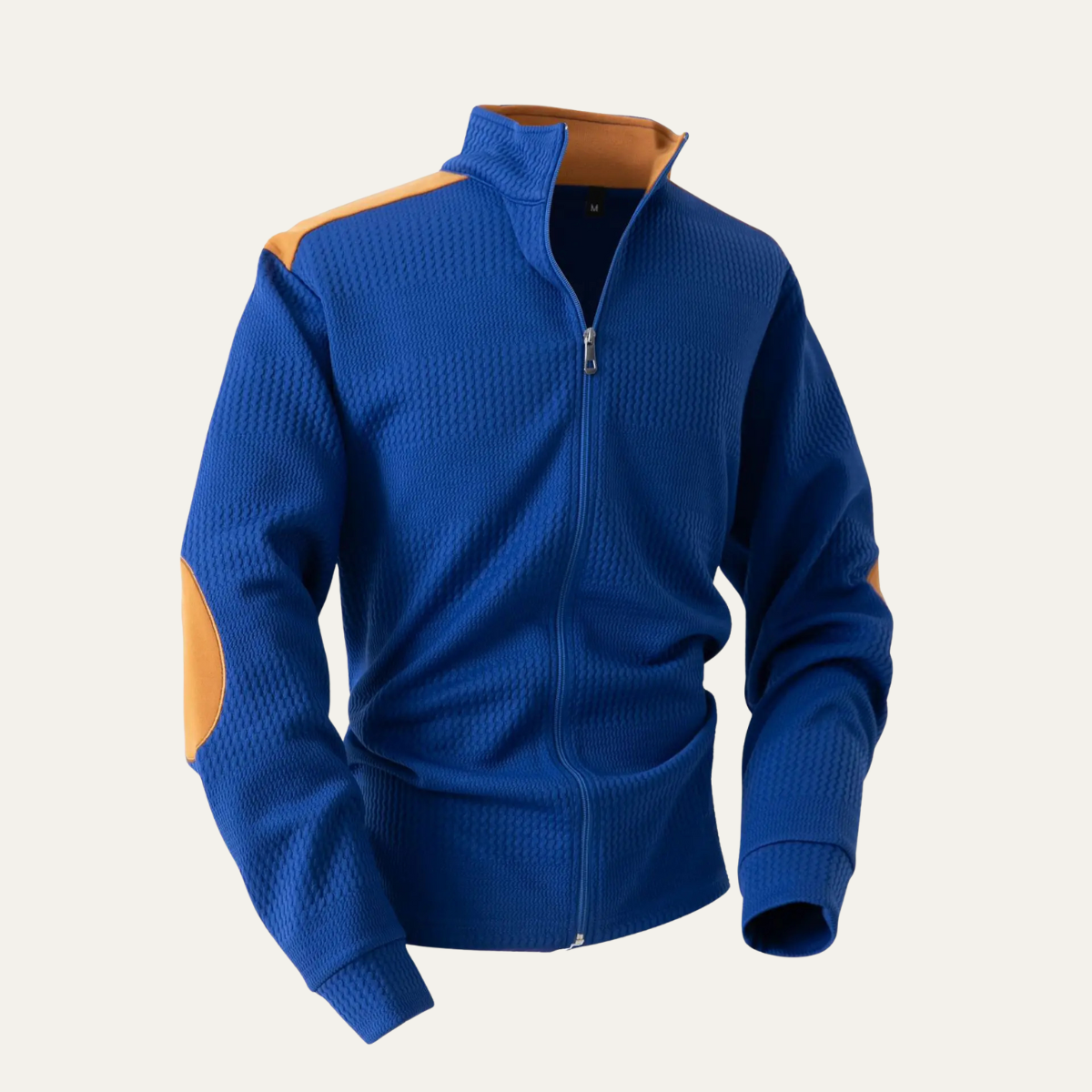 Men's Slim Fit Zipper Knit Jacket