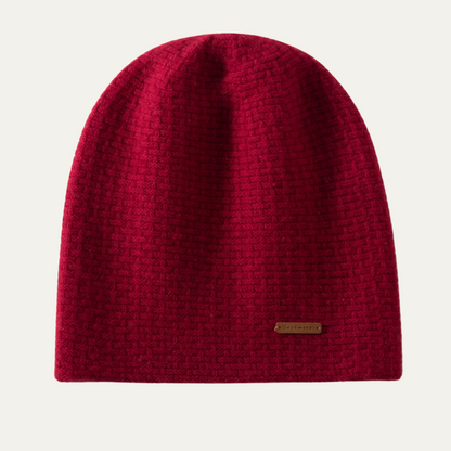 Soft Ribbed Cashmere Winter Hat