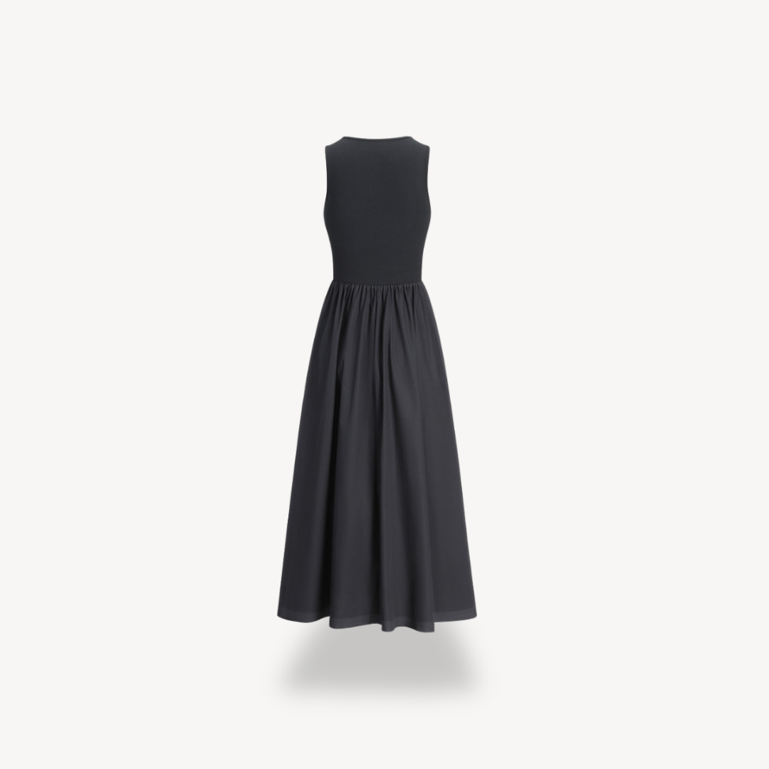 Chic Strapless Flowy Long Maxi Dress
