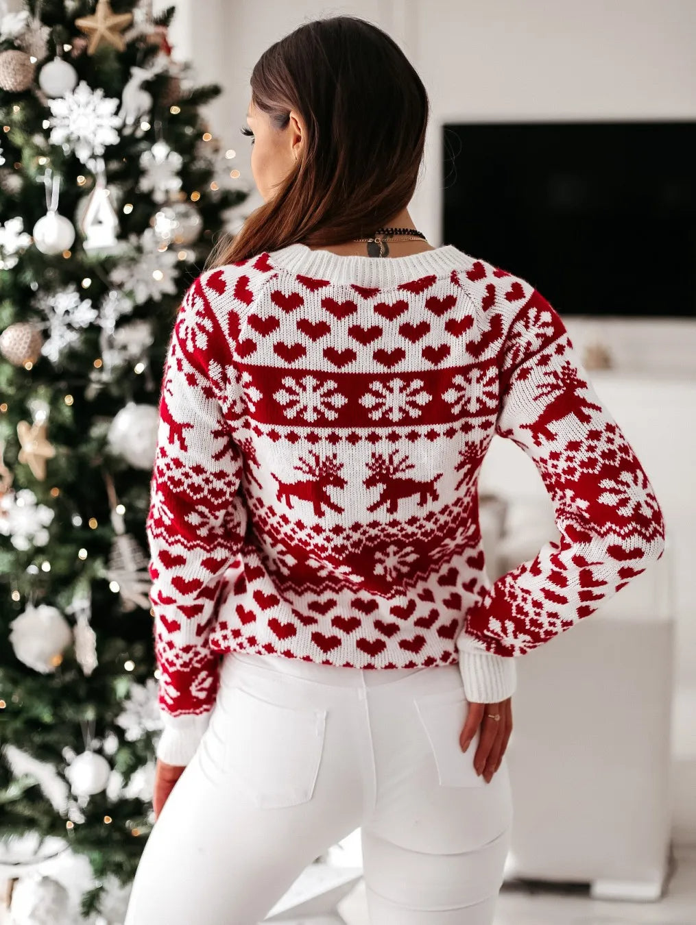 Soft Purple Holiday Sweater for Women